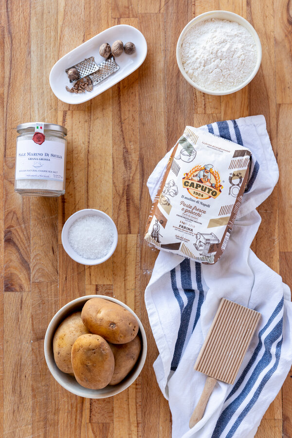 Ingrediënten om je eigen gnocchi te maken