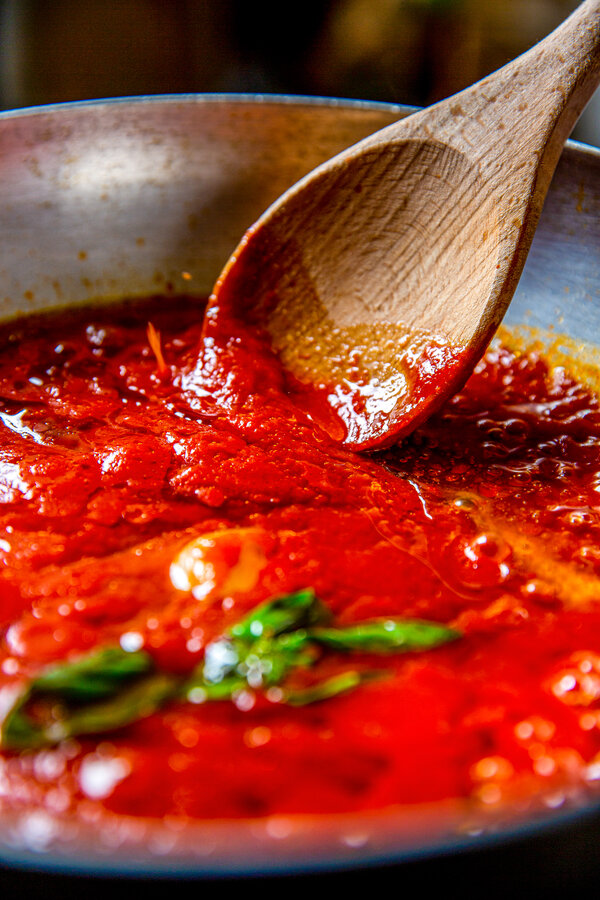 Tomatensaus voor cannelloni